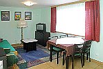 Penzion Rajský - bungalow, obývací pokoj, foto: Lubor Mrázek