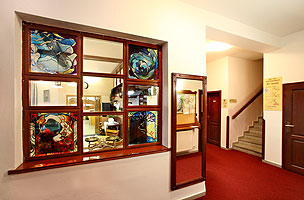Penzion Rajský, reception, photo by: Lubor Mrázek