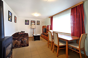 Penzion Rajský - Bungalow, sitting room, photo by: Lubor Mrázek