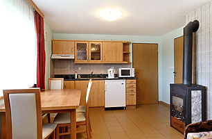 Penzion Rajský - Bungalow, kitchenette, photo by: Lubor Mrázek